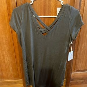 Brand New!! With Tags!! Jessica Simpson Maternity T-Shirt. Dark Green. Size S